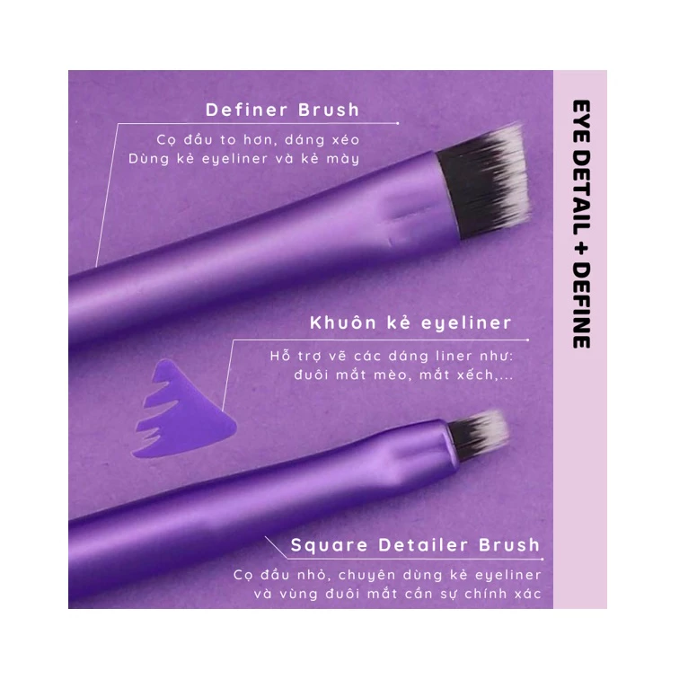 Bộ 2 Cọ Mắt RT Real Techniques Eye Detail And Define Brush Duo 91531